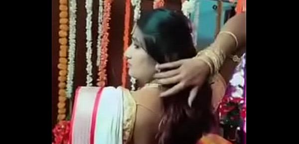  Hot Swathi naidu romantic and sexy first night short film making part-12